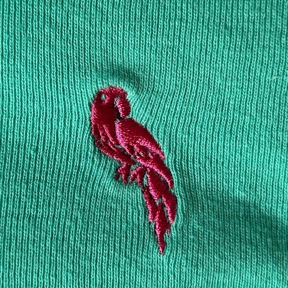 Capagallo golf shirt quarter zip turquoise size M short sleeve polo t-shirt - Picture 5 of 9